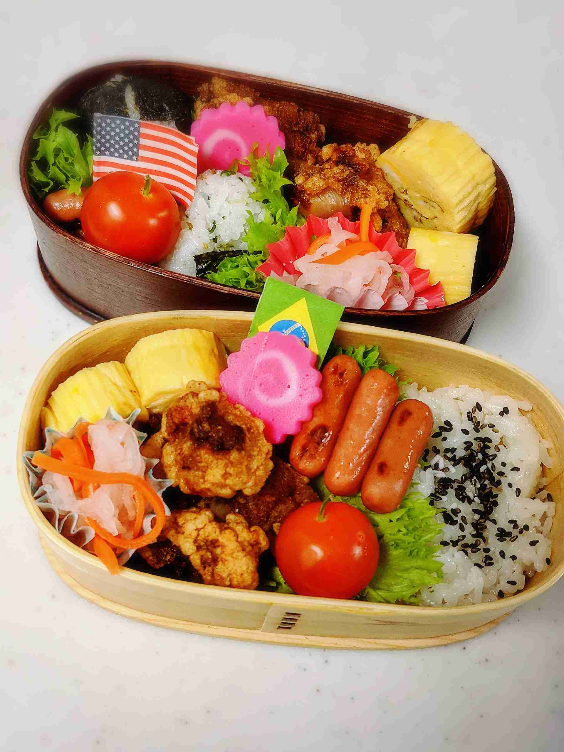 お弁当の彩り