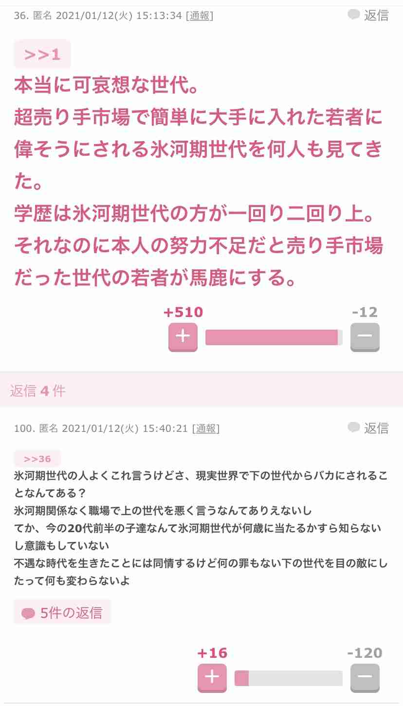 ガルちゃんでゾッとしたコメントpart3