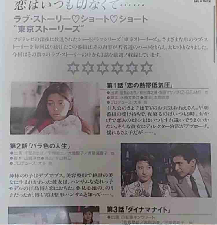 一番好きな・好きだった深夜ドラマ。