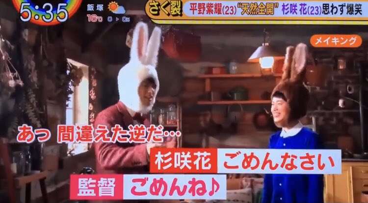 平野紫耀&杉咲花、『花晴れ』以来3年ぶり再タッグ キュートなウサギに変身「緊張して照れちゃいました」