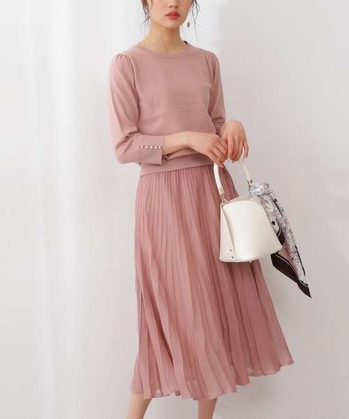 家族写真のワンピース