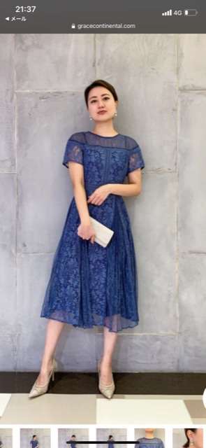 家族写真のワンピース