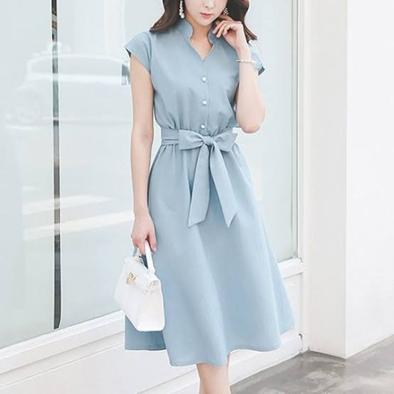 家族写真のワンピース