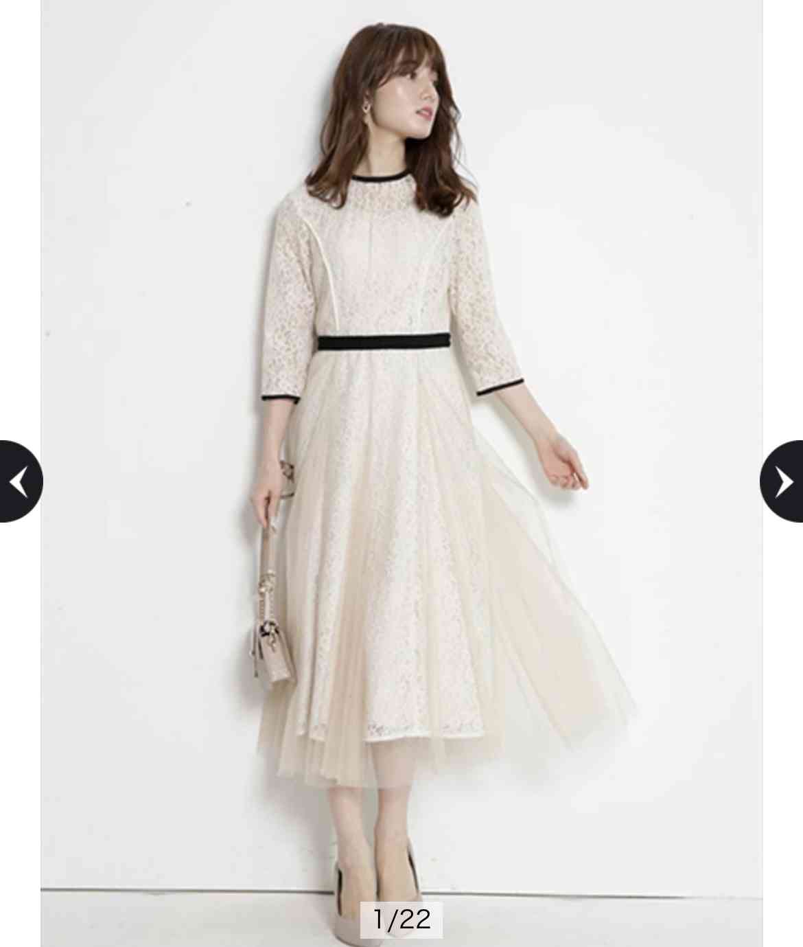 家族写真のワンピース