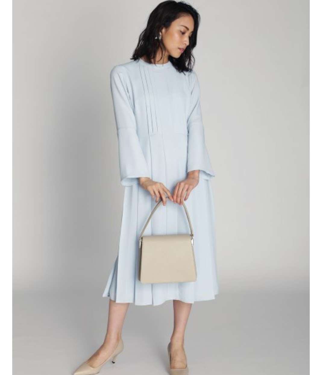 家族写真のワンピース