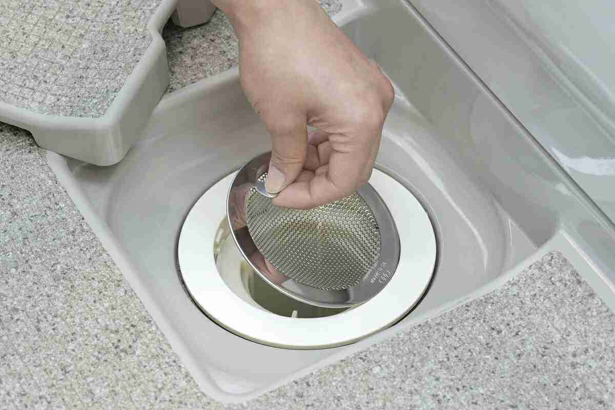 お風呂の後の髪の毛の回収