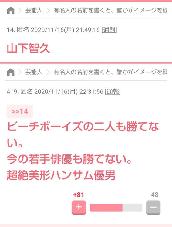 いろんな人気投票の結果が見たい
