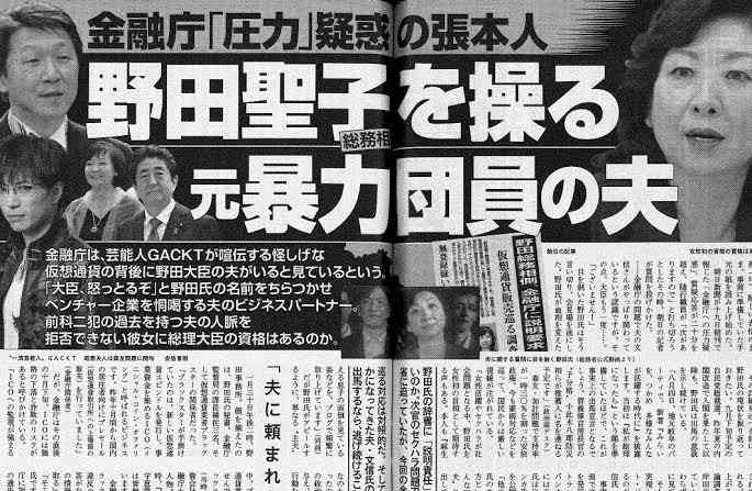 NTTとの会食が報じられた野田聖子氏「接待との認識はない。私の信条でもあるが、仕事についてはほとんど話をしていない」