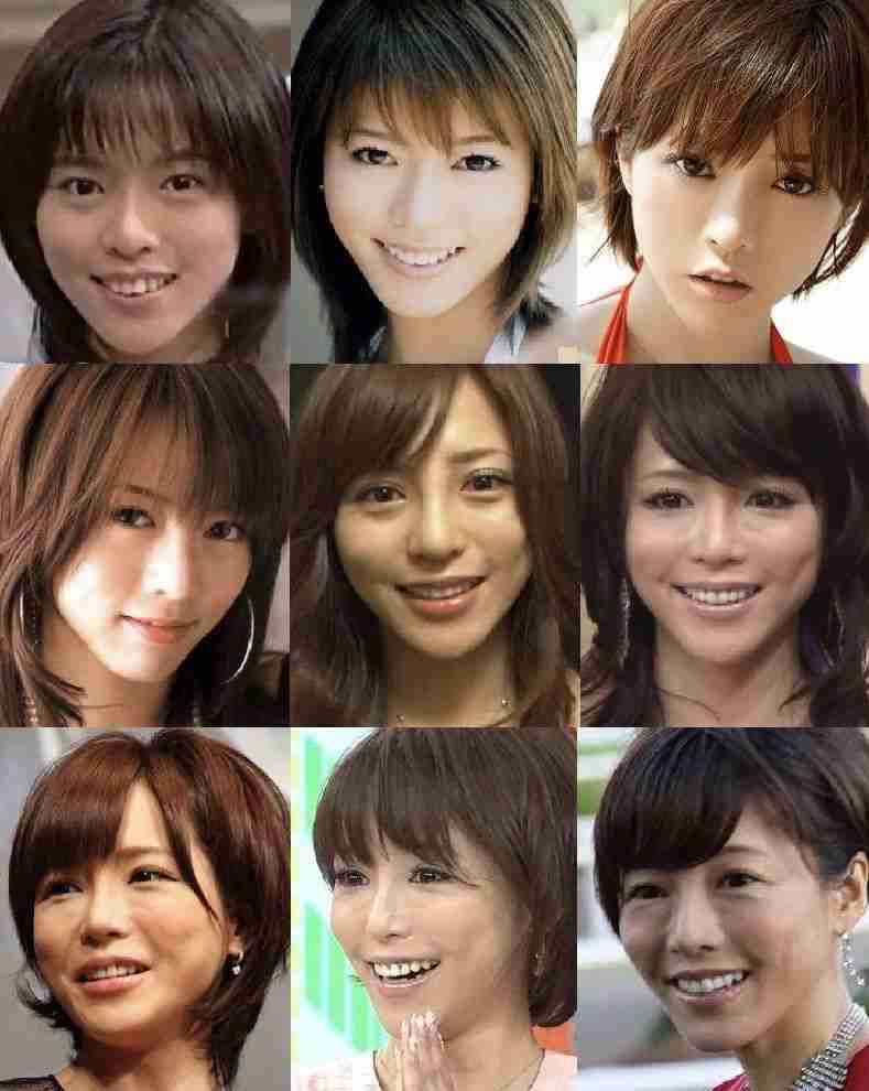 整形していない有名人