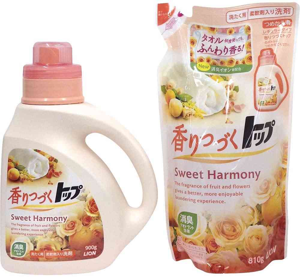 柔軟剤と洗濯洗剤の組み合わせ