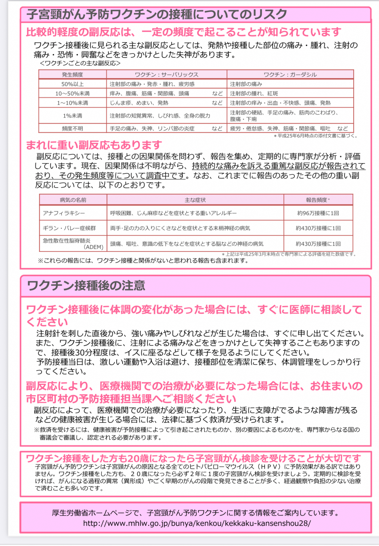 女性として知るべき情報や知識Part3