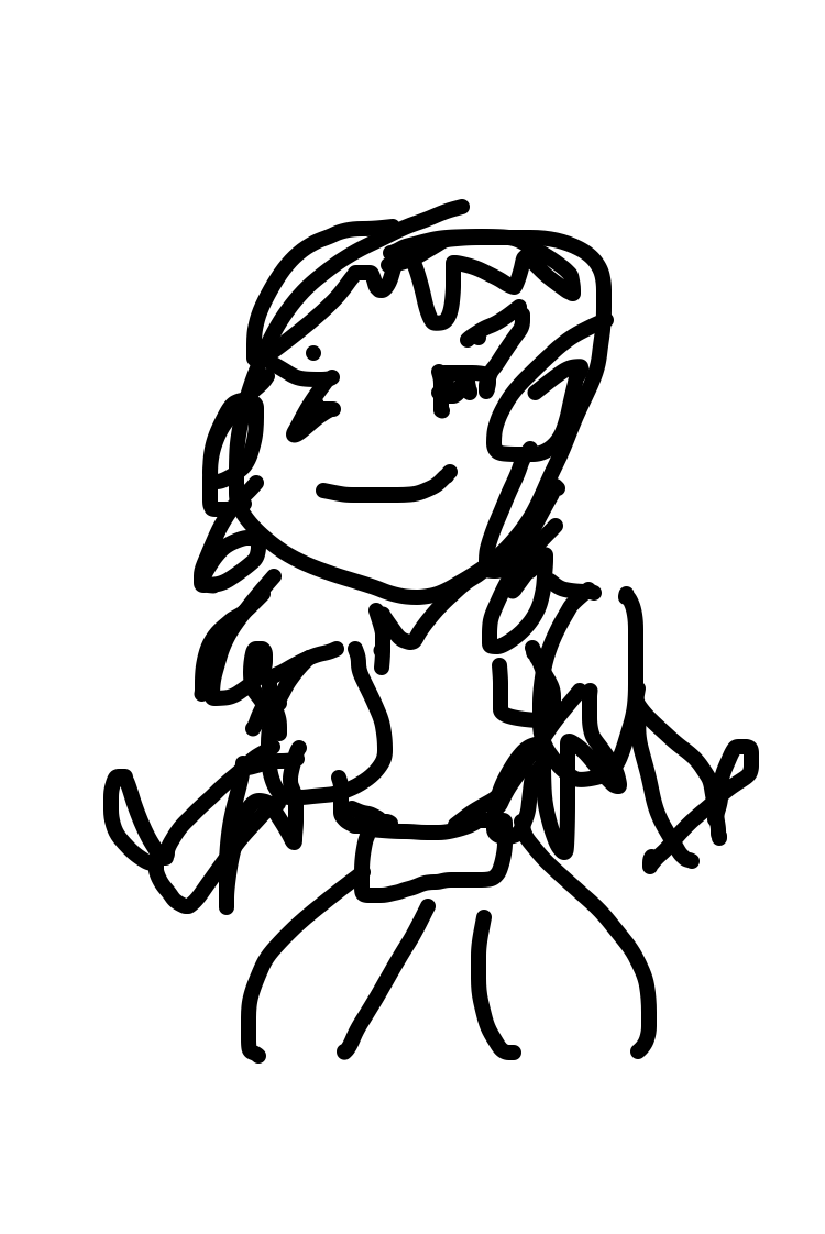 ラピュタのキャラを40秒で描いてみな