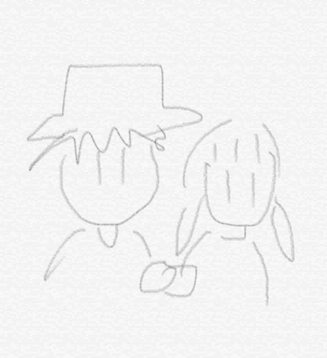 ラピュタのキャラを40秒で描いてみな