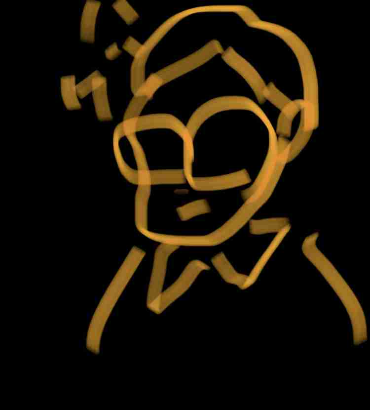 ラピュタのキャラを40秒で描いてみな