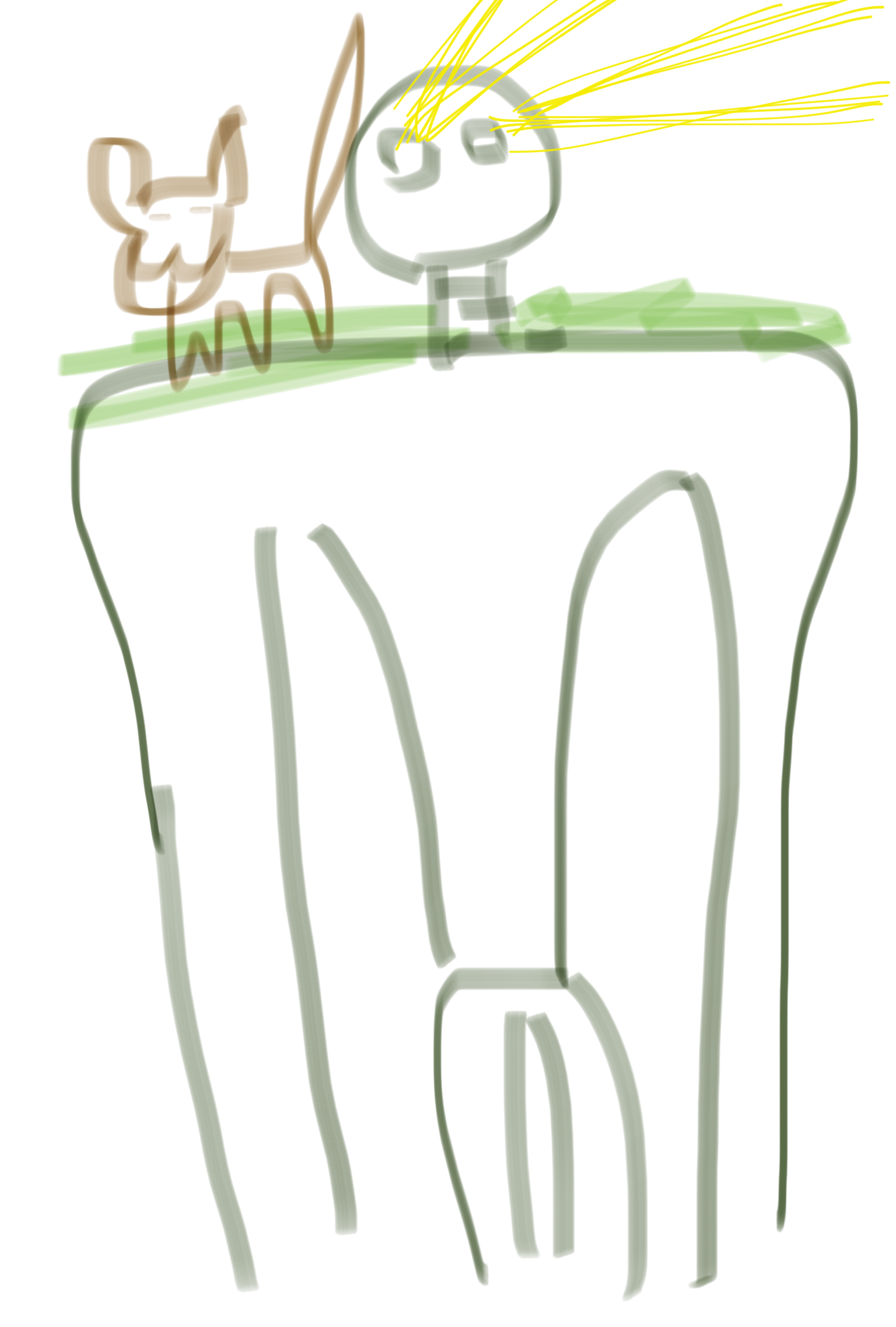 ラピュタのキャラを40秒で描いてみな