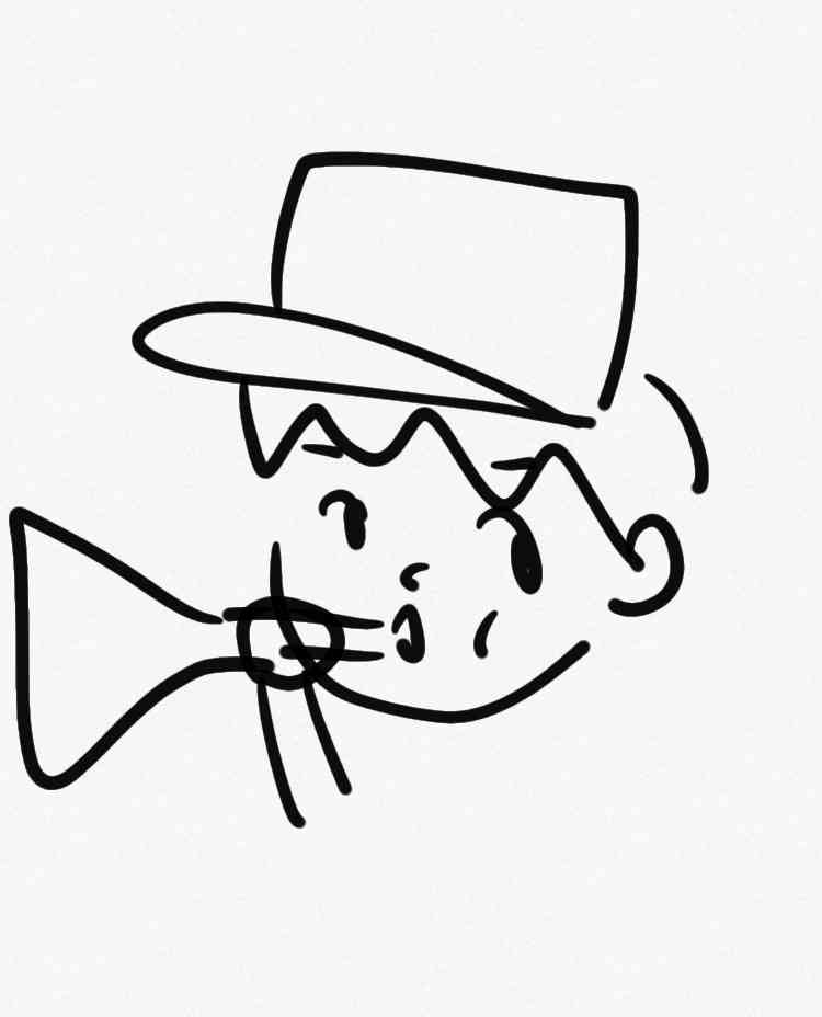 ラピュタのキャラを40秒で描いてみな