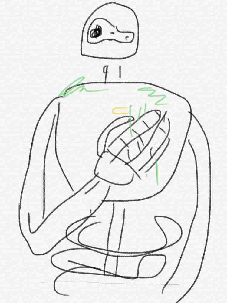 ラピュタのキャラを40秒で描いてみな