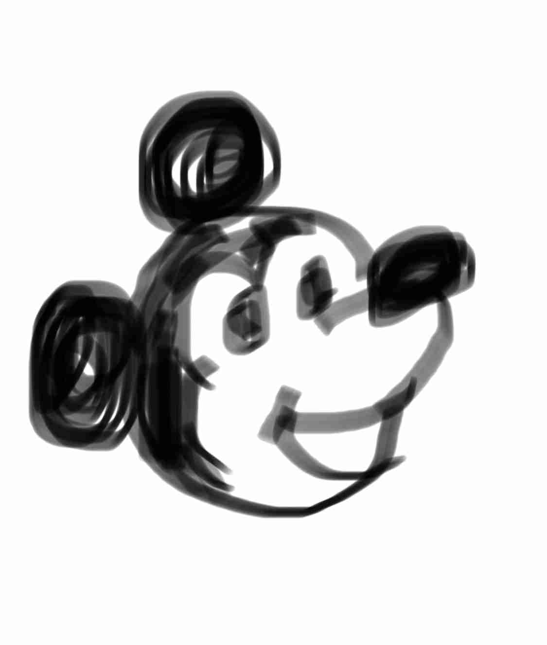 ディズニーキャラを描くトピ