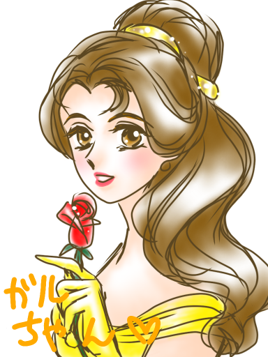 ディズニーキャラを描くトピ