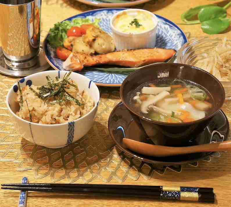 炊き込みご飯の時のおかず