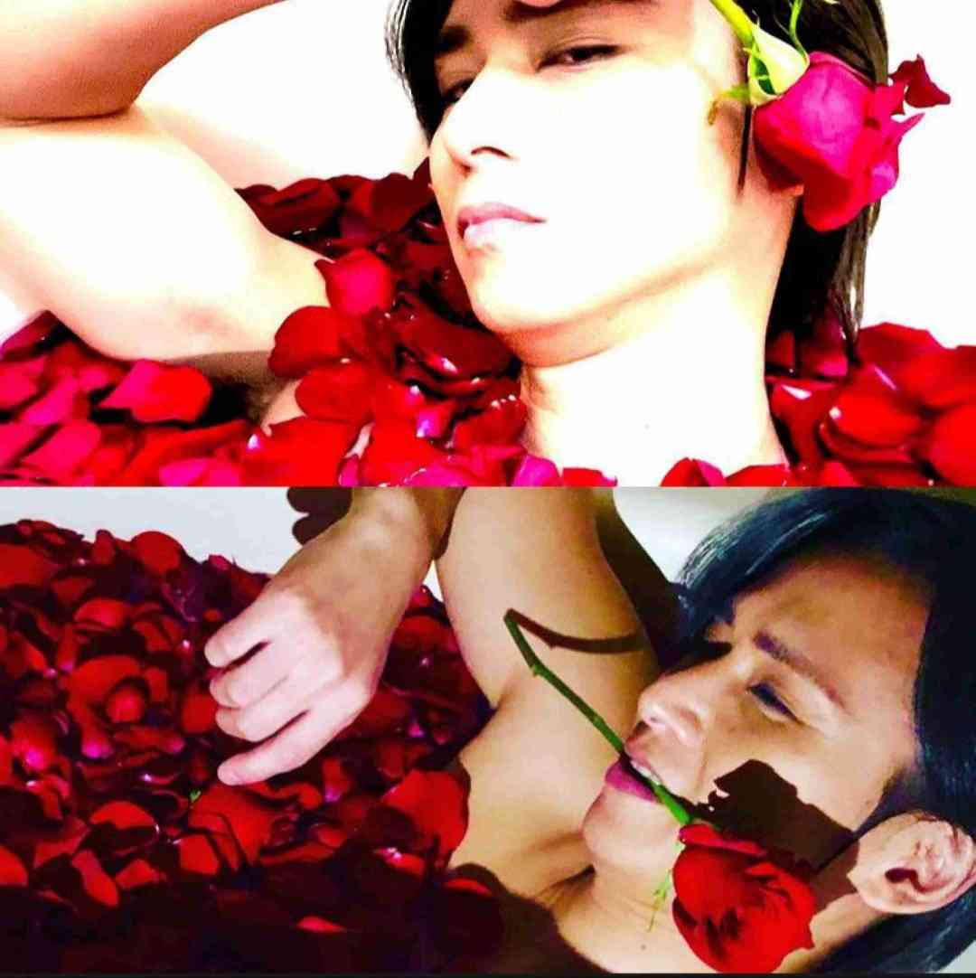 【画像】花と男性有名人