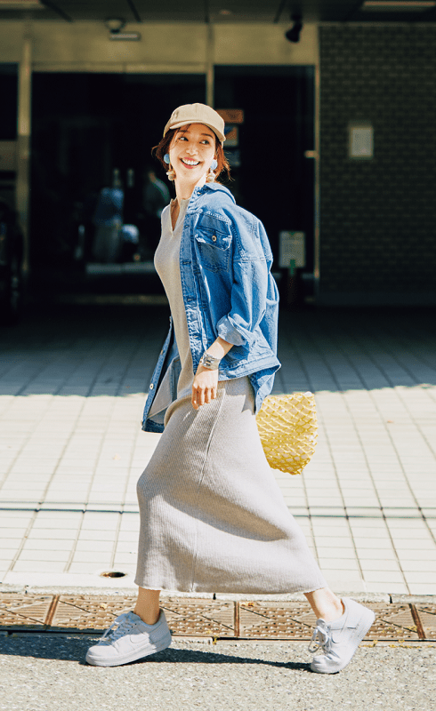 デニムパンツで、この春こういうコーデが可愛くていいよ!ってオススメの画像ください!