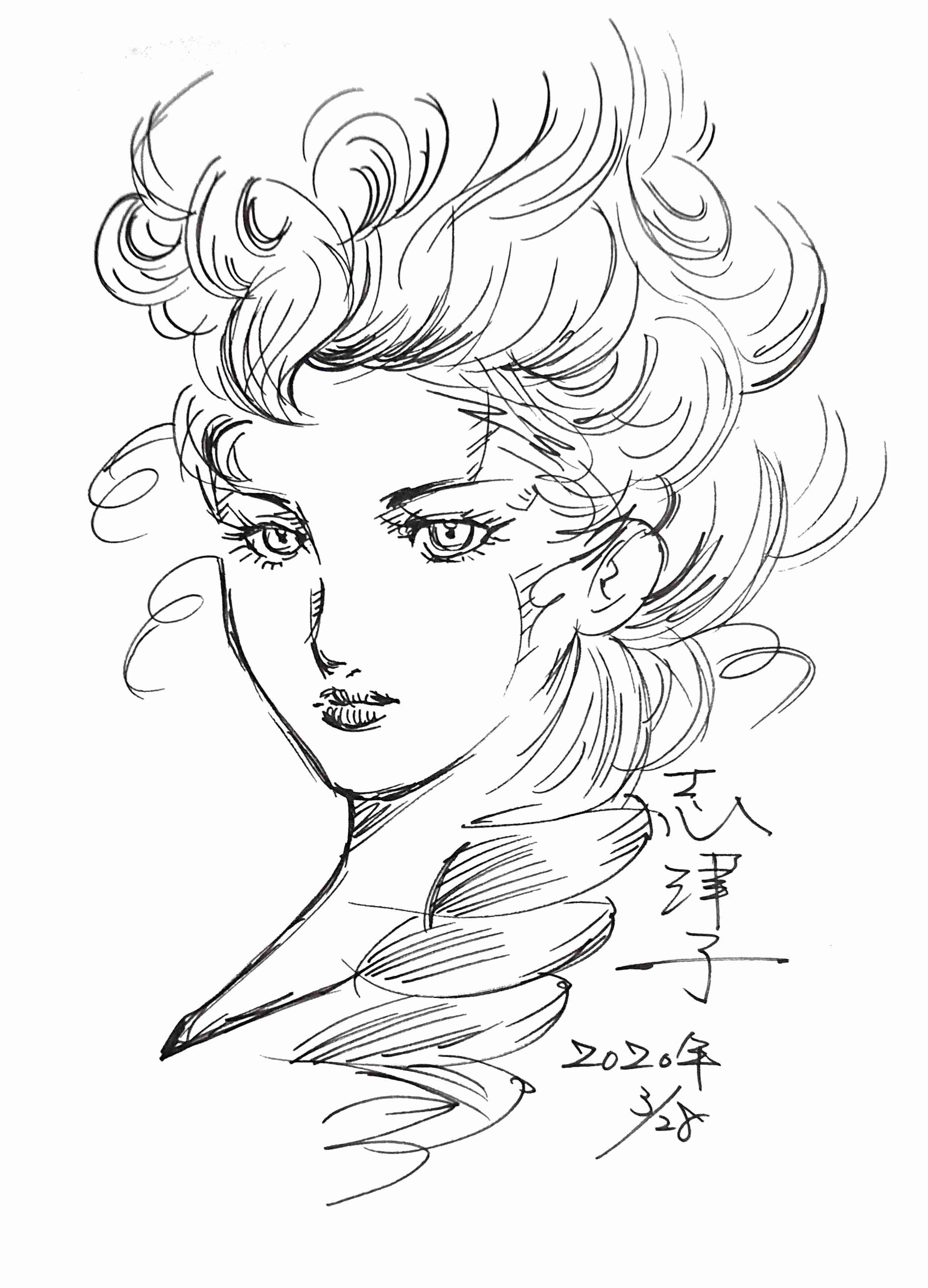 アナログで絵を描いてる人