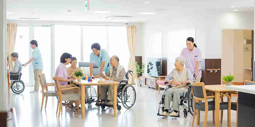 介護施設で働いてる方