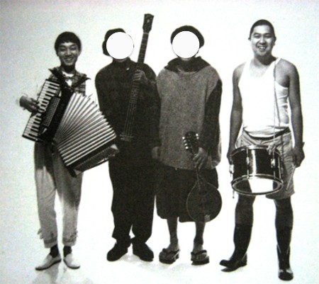 ボーカルとギター隠してバンド名当てるトピ