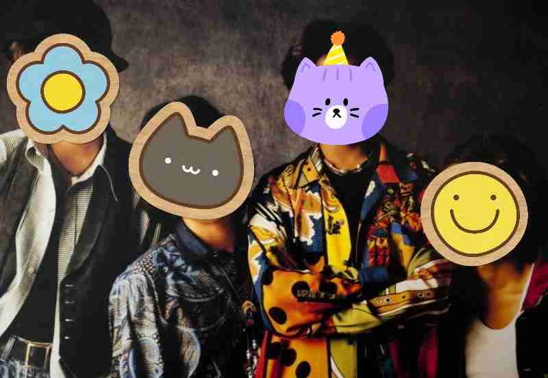 ボーカルとギター隠してバンド名当てるトピ