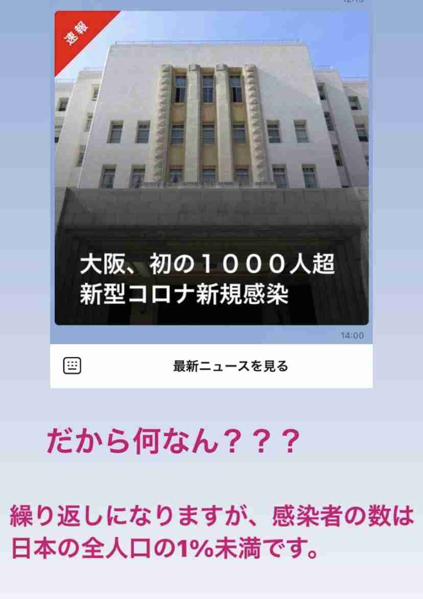 大阪府の新規感染者、初の1000人超