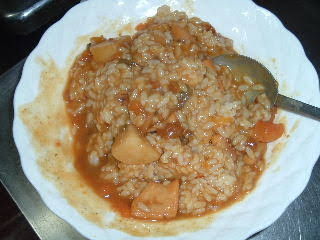 カレーライスの比率について