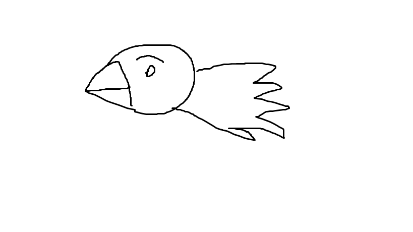 目を閉じて○を描いて線が上手く繋がったら願いが叶うトピ