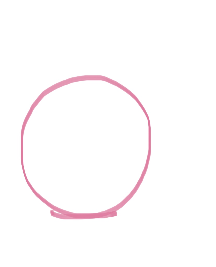 目を閉じて○を描いて線が上手く繋がったら願いが叶うトピ