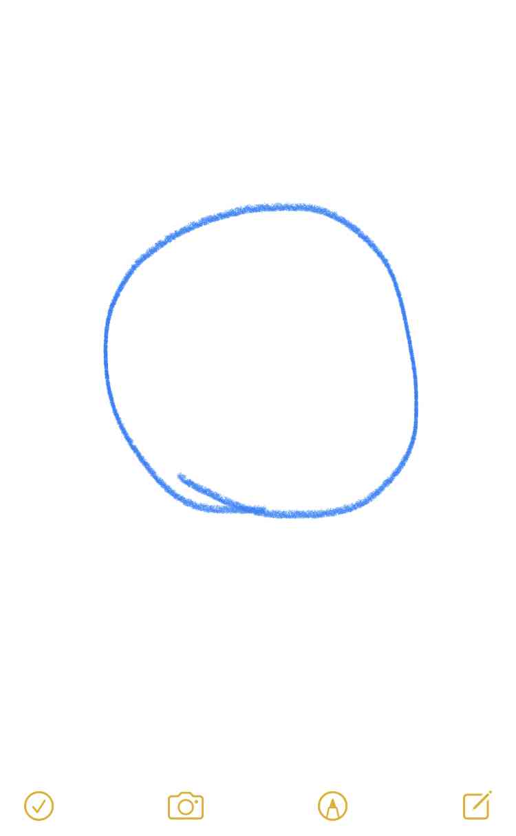 目を閉じて○を描いて線が上手く繋がったら願いが叶うトピ