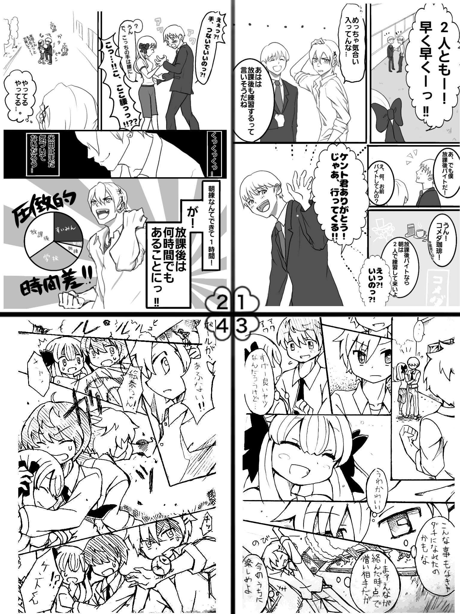  【お絵かき】みんなで少女漫画を完成させるトピ【part5】