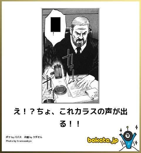 何度見ても秀逸だと思う「bokete」を貼っていくトピPart6