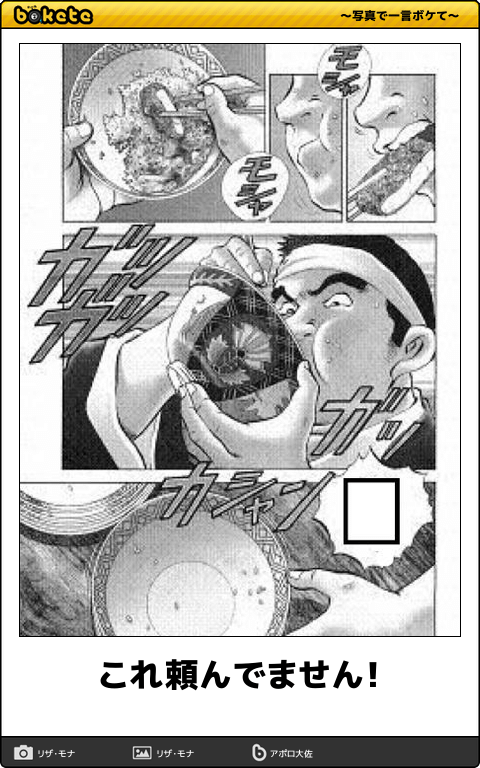 何度見ても秀逸だと思う「bokete」を貼っていくトピPart6