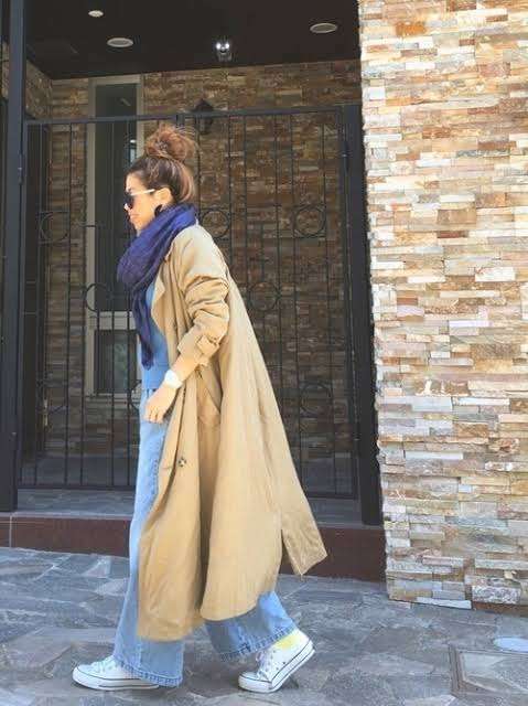 ストールが包帯巻いたみたいになる