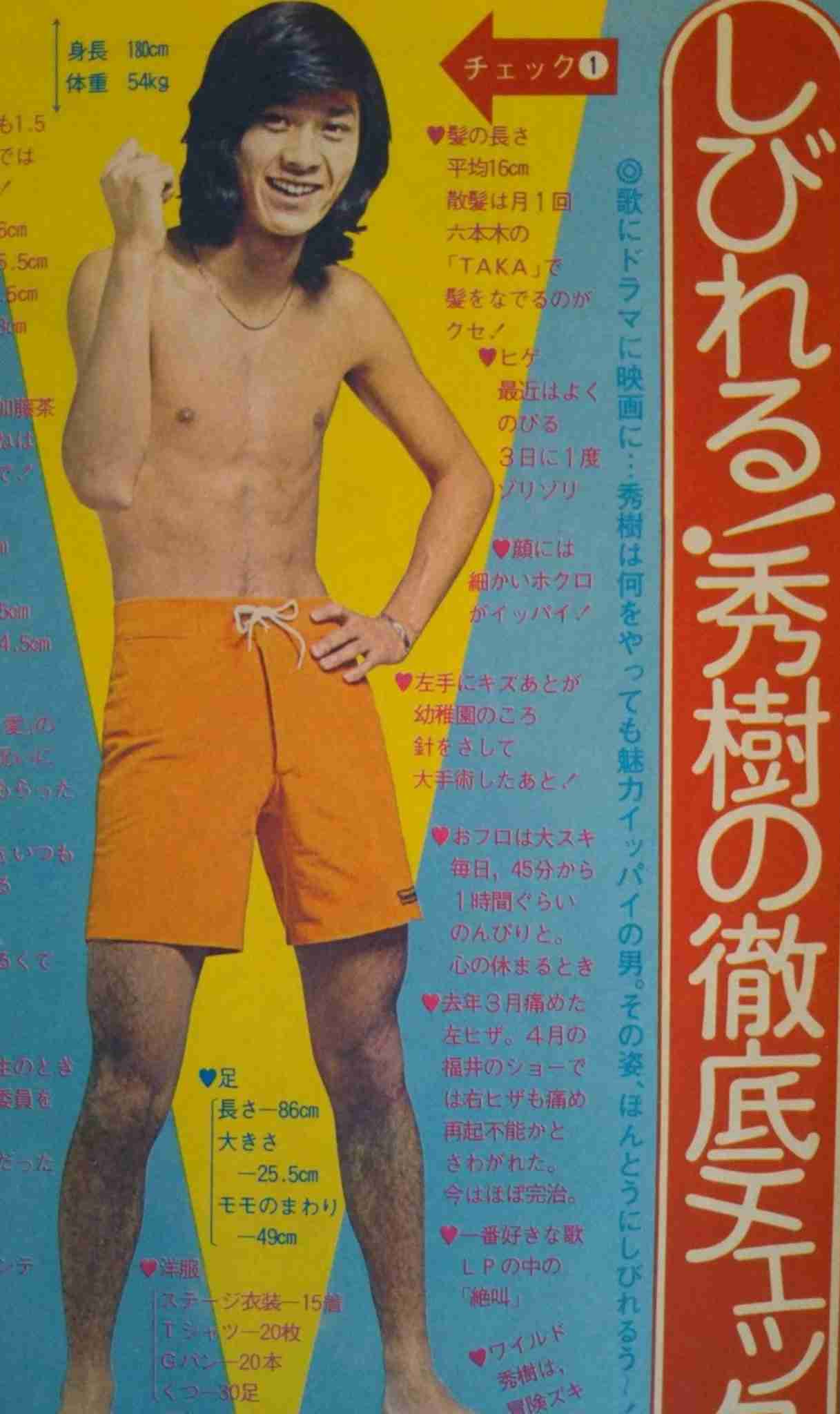 色んな西城秀樹がみたいっ‼️