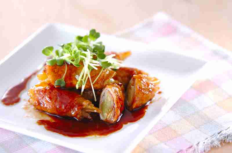 豚バラで巻いたら美味しいもの