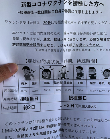 心臓マッサージ後に意識回復…コロナワクチン接種した約15分後に女性が一時意識不明に