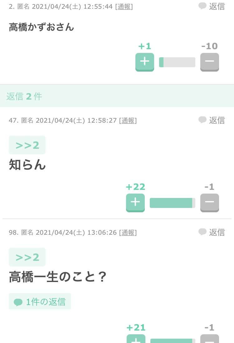 元気が出たガルちゃんのコメント