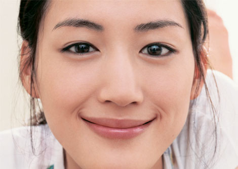 目の奥から笑っている芸能人