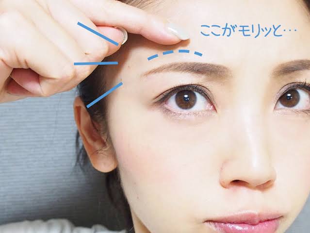 眉毛の描き方、色を教えてください