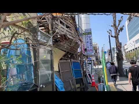 アパート階段崩落事故　重体の58歳女性が死亡