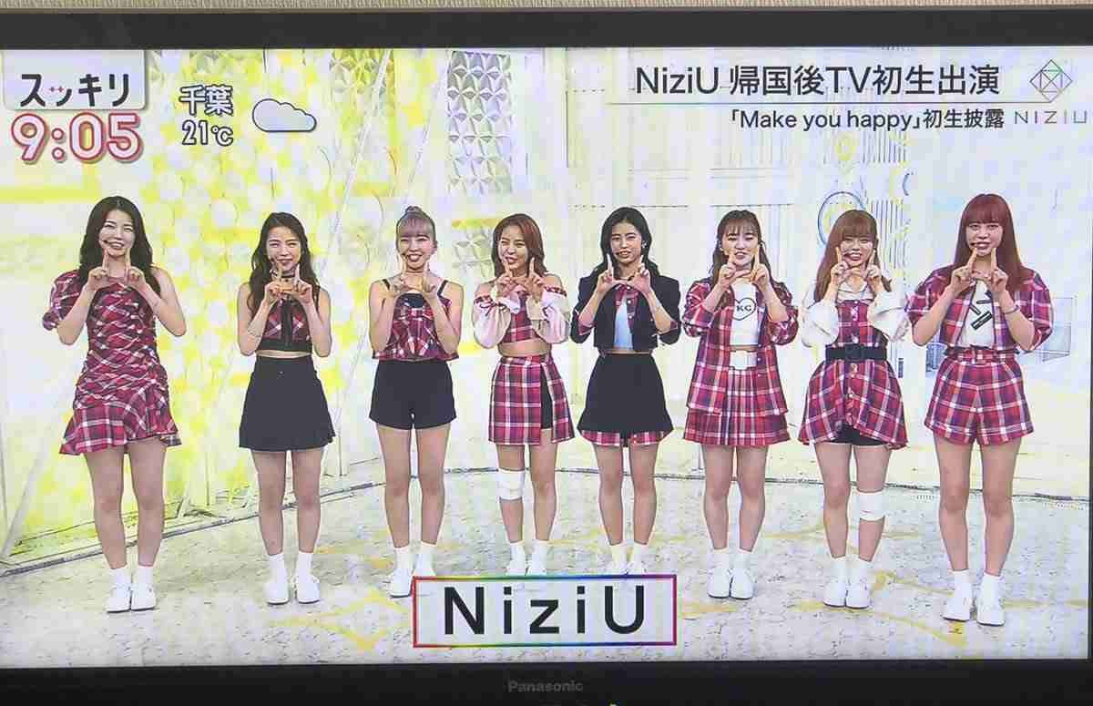 フジ女子アナ陣“NiziU風コスプレ”披露　ミニスカ衣装に「本物のアイドルのよう！」