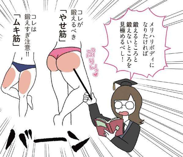 太ももが太い!細くなりたい!