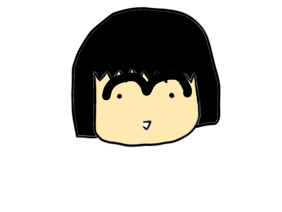 好きなキャラを描いて最後に眉毛を太くして下さい。