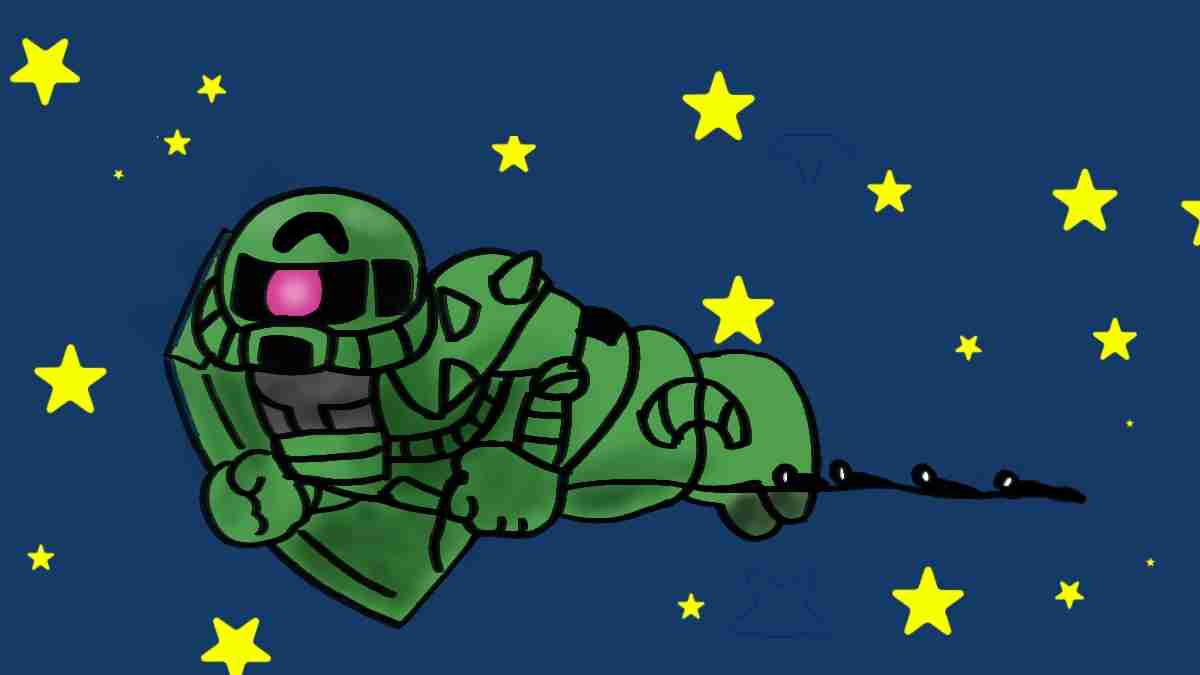 好きなキャラを描いて最後に眉毛を太くして下さい。